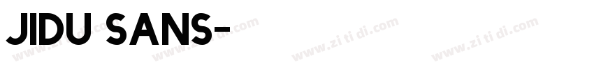 JIDU Sans字体转换